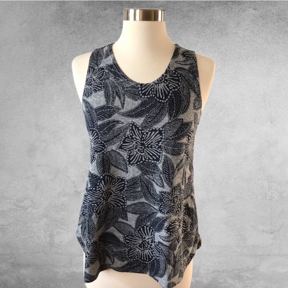 J. CREW Polynesian Floral Tank Top - Picture 2 of 7